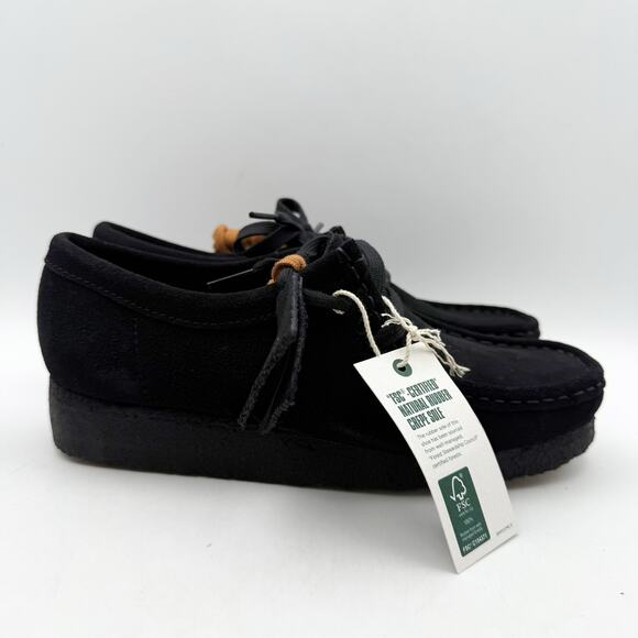 CLARKS Mens Wallabee Boot US 13 M EU 47 Brown Suede Leather NIB - Picture 3 of 12